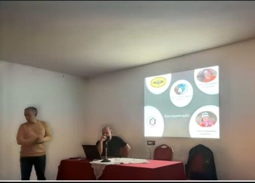 Presentazione al Πνευματικό Κέντρο della Αγία Αναστασία, Rodi